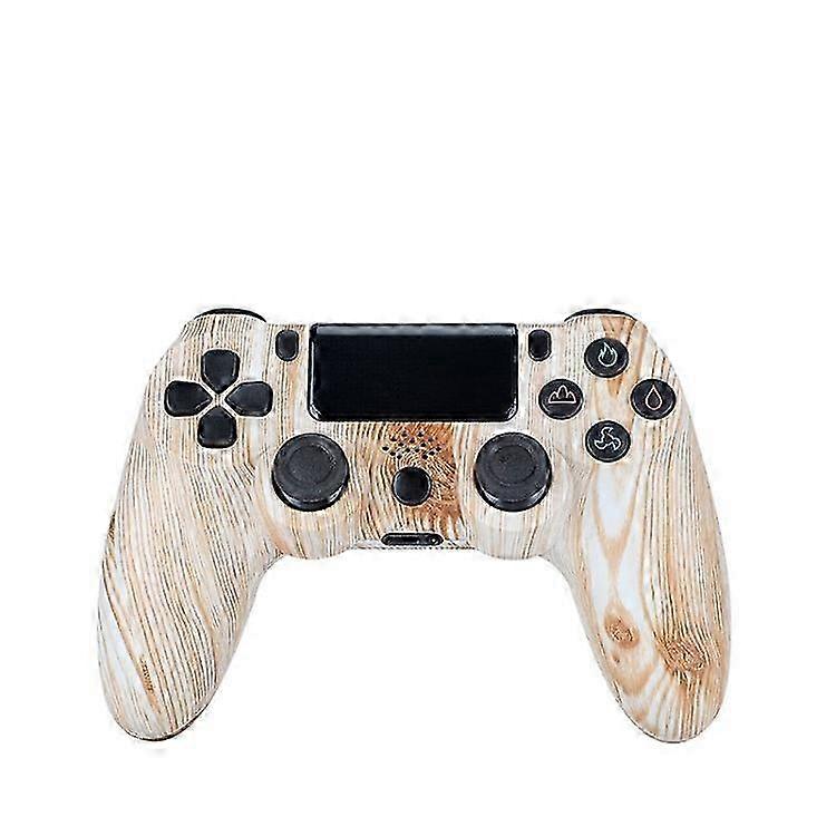 For PS4 Wireless Bluetooth-compatible Gaming Controller Dual Vibration Gamepad with Speaker and Head