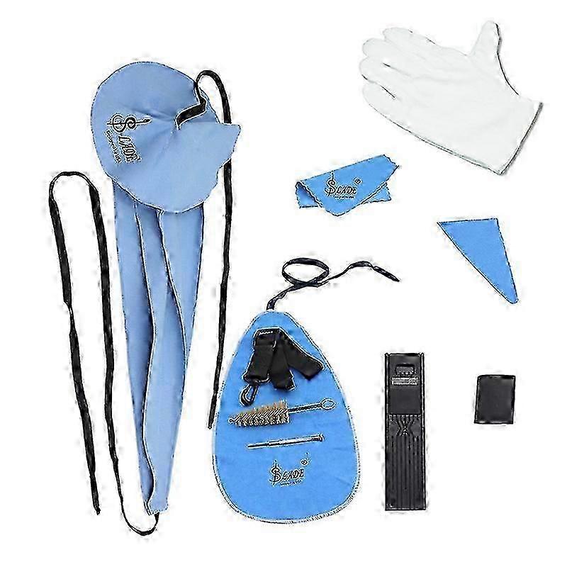 10-piece saxophone cleaning care with shell kit, suitable for clarinet,wind instruments_WYT 2025