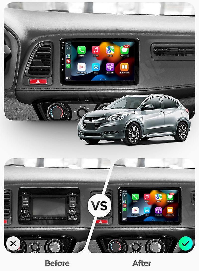 Car Multimedia Player For Honda Vezel HR - V HRV HR V 2013-2018 CarPlay Android Auto Stereo Radio GPS Navigation Autoradio Bluetooth 2Din Video Touch