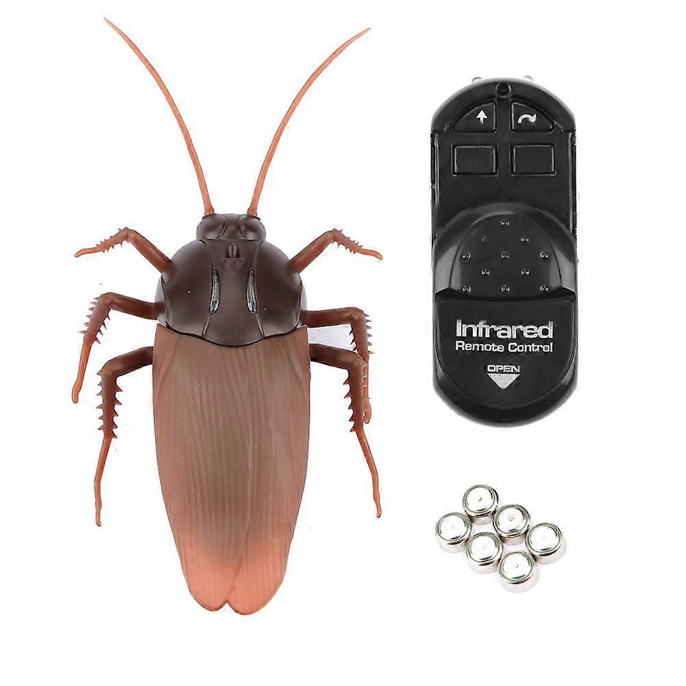Infrared Remote Control Fake Cockroache Toy Animal Insects Scary Funny Trick Bugs for Kids