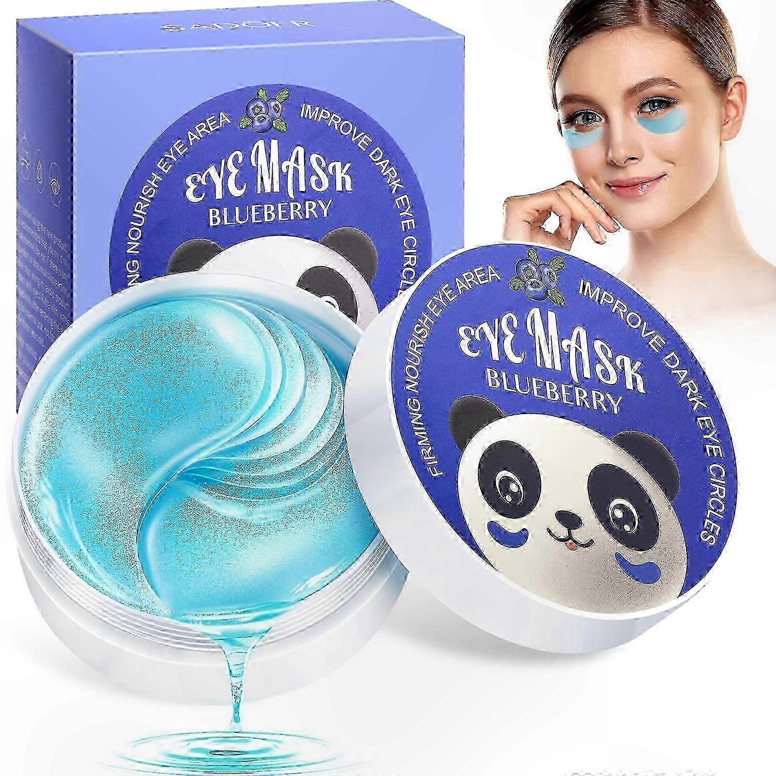 Anti-Aging Collagen Eye Pads for Dark Circles, Puffiness, Wrinkles - 60 Count Treatment Solution
