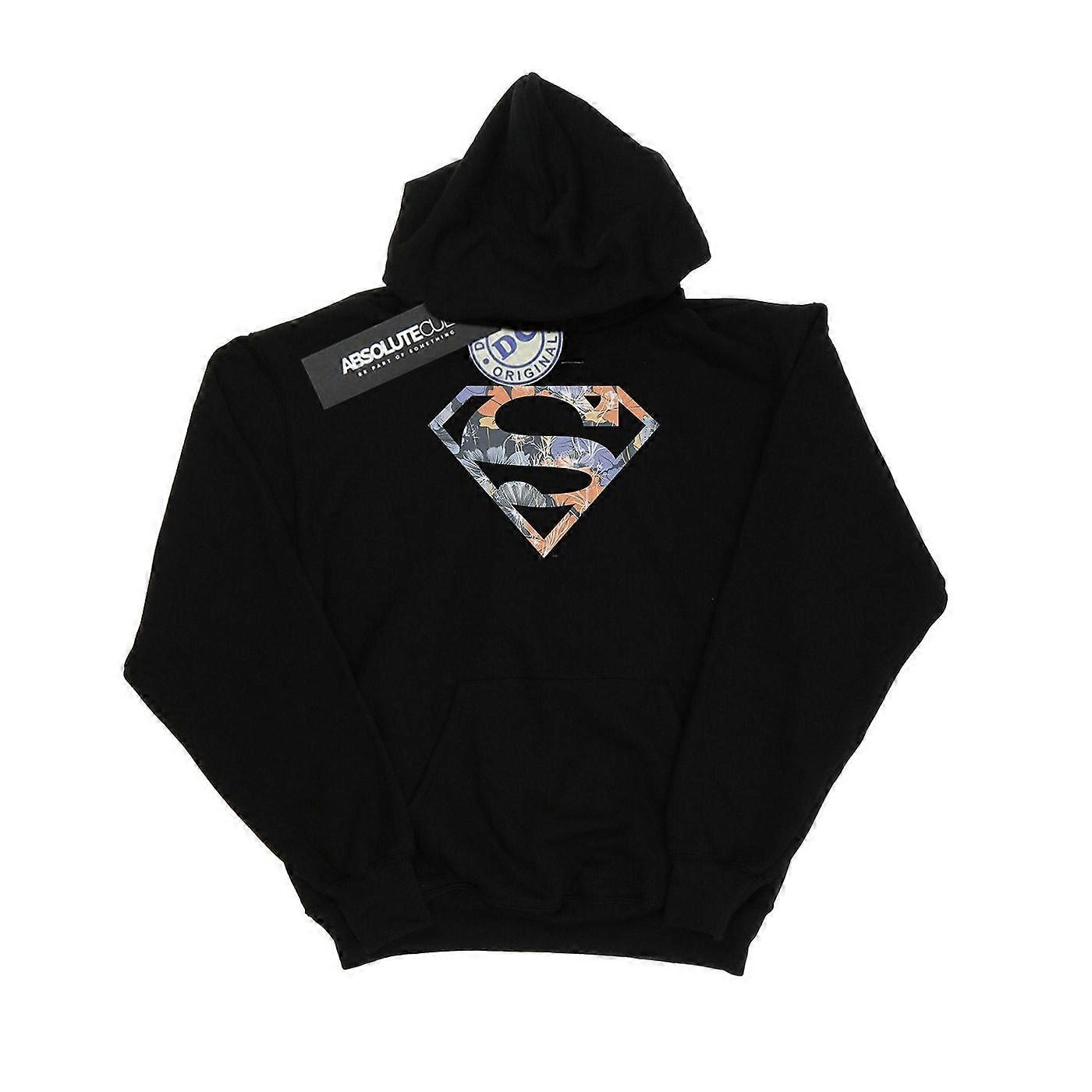 DC Comics jenter Superman Floral Logo 2 Hettegenser