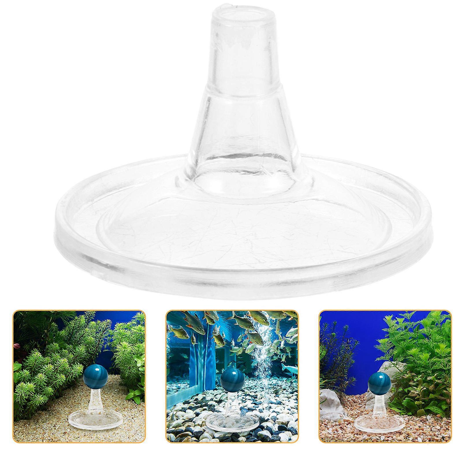 Transparent Crystal Ball Display Stand for Fish Tank 3Pcs PVC Sphere Holder