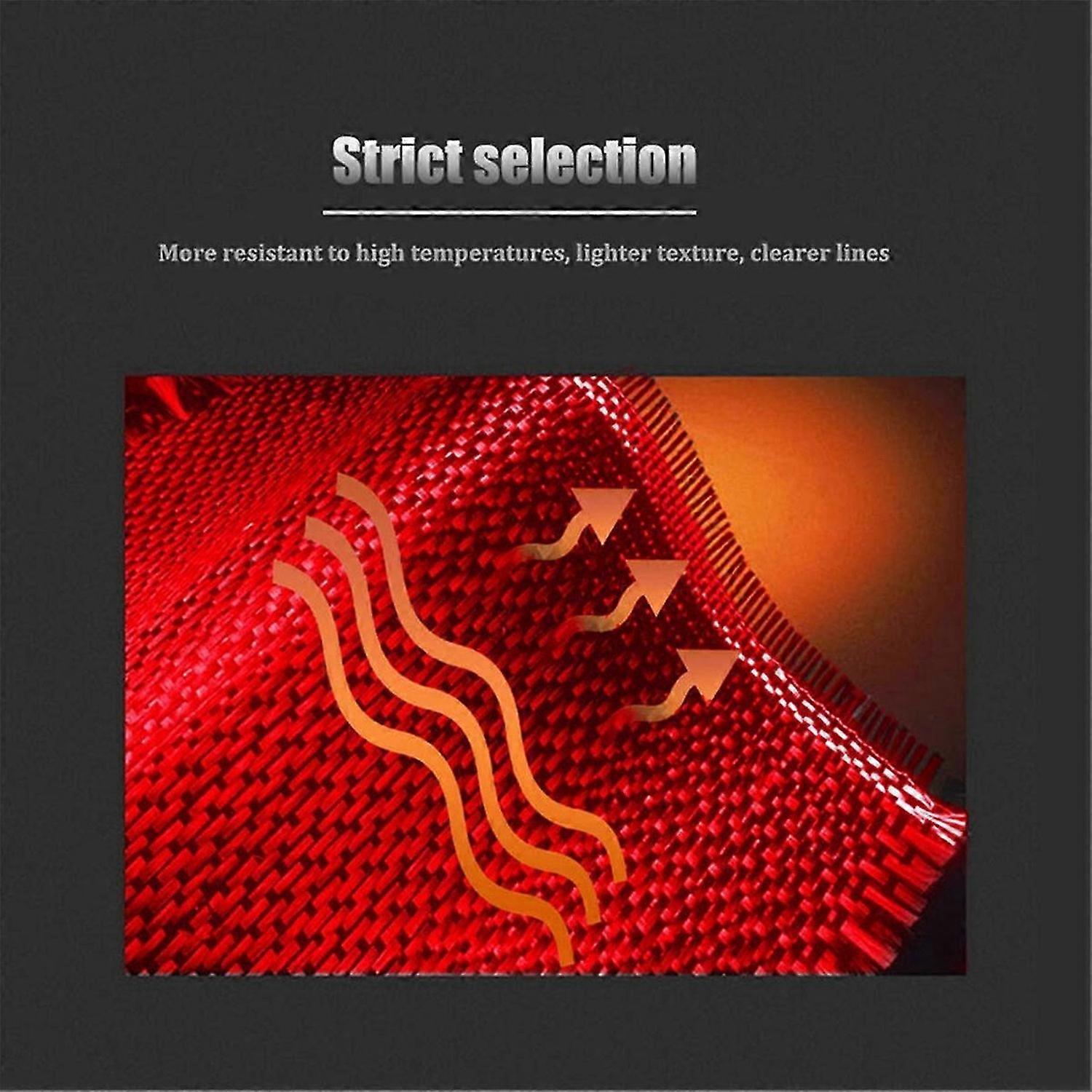 4Pcs Red Dashboard Cover Trim for Mercedes-Benz C-Class W204 07-10