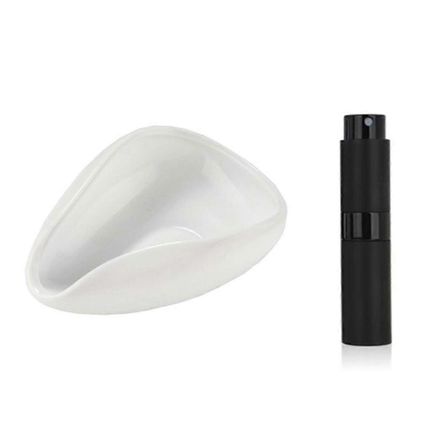 Coffee Bean Dosing Cup and Bottle Set Ceramic Dosing Espresso Sprayer Single Dose Measuring Tray Kit