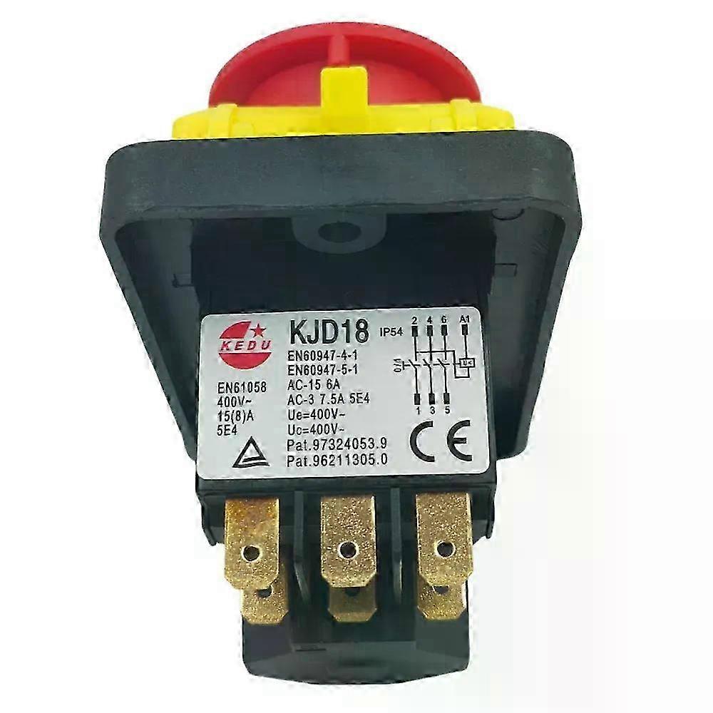 7 ピン 400V/50Hz 5E4 オン/オフ電磁電源スイッチ、船舶用ボート研削盤 KJD18