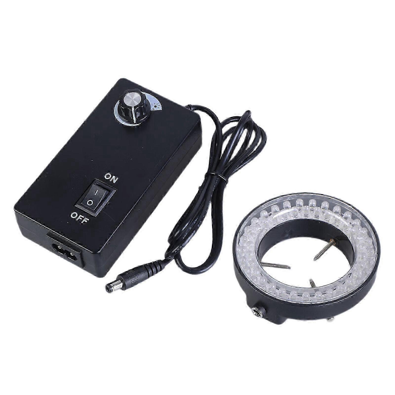 Professional Microscope LED Rings Light with 60 Adjustable Brightness LEDs for Laboratory Use & Biological Observations-2025-ss