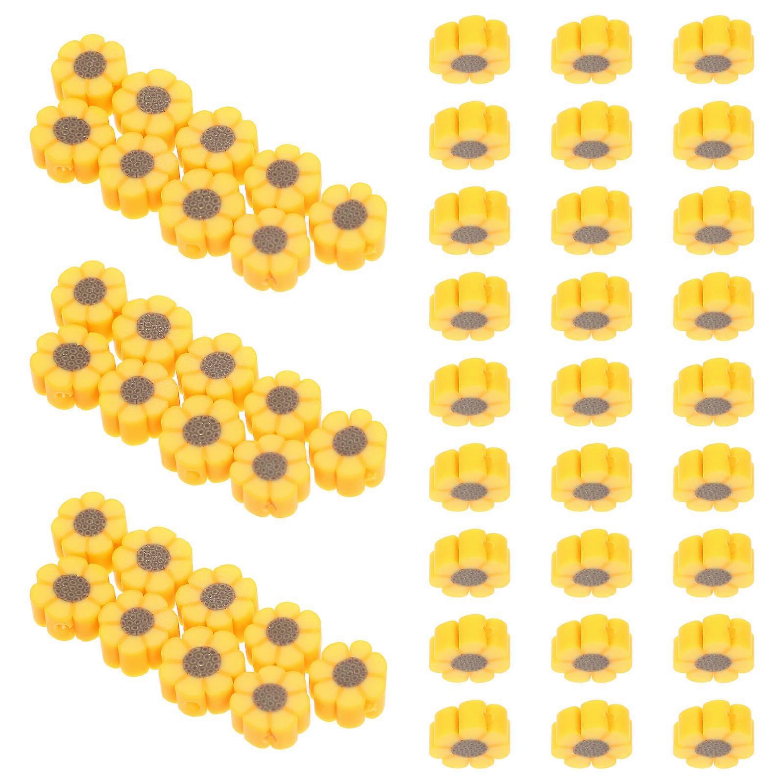 Clay Bead Charms for Bracelets 100Pcs Handmade Various Occasions Children Durable