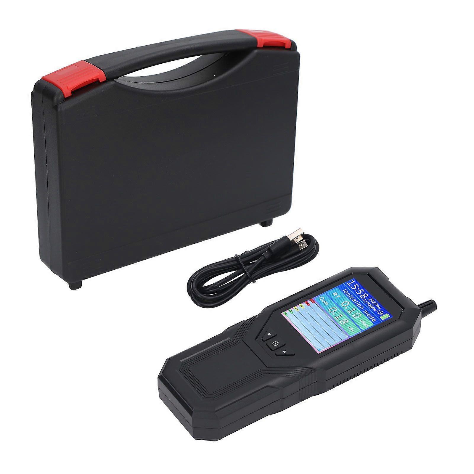 Radiation Detector Sensitive Professional Dosimeter Geiger Counter with Visual Audible Alarm