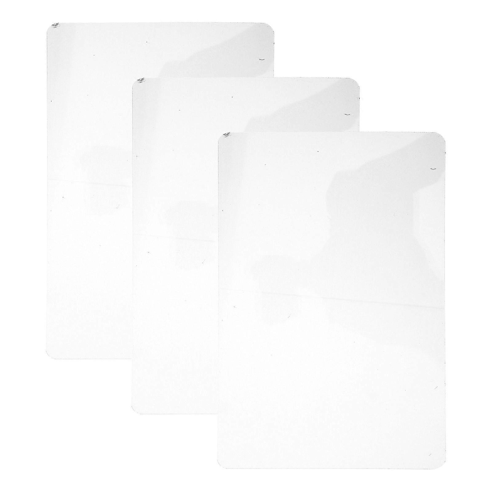 Clear Acrylic Cutting Boards for Crafting Engraving Use 9Pcs Set