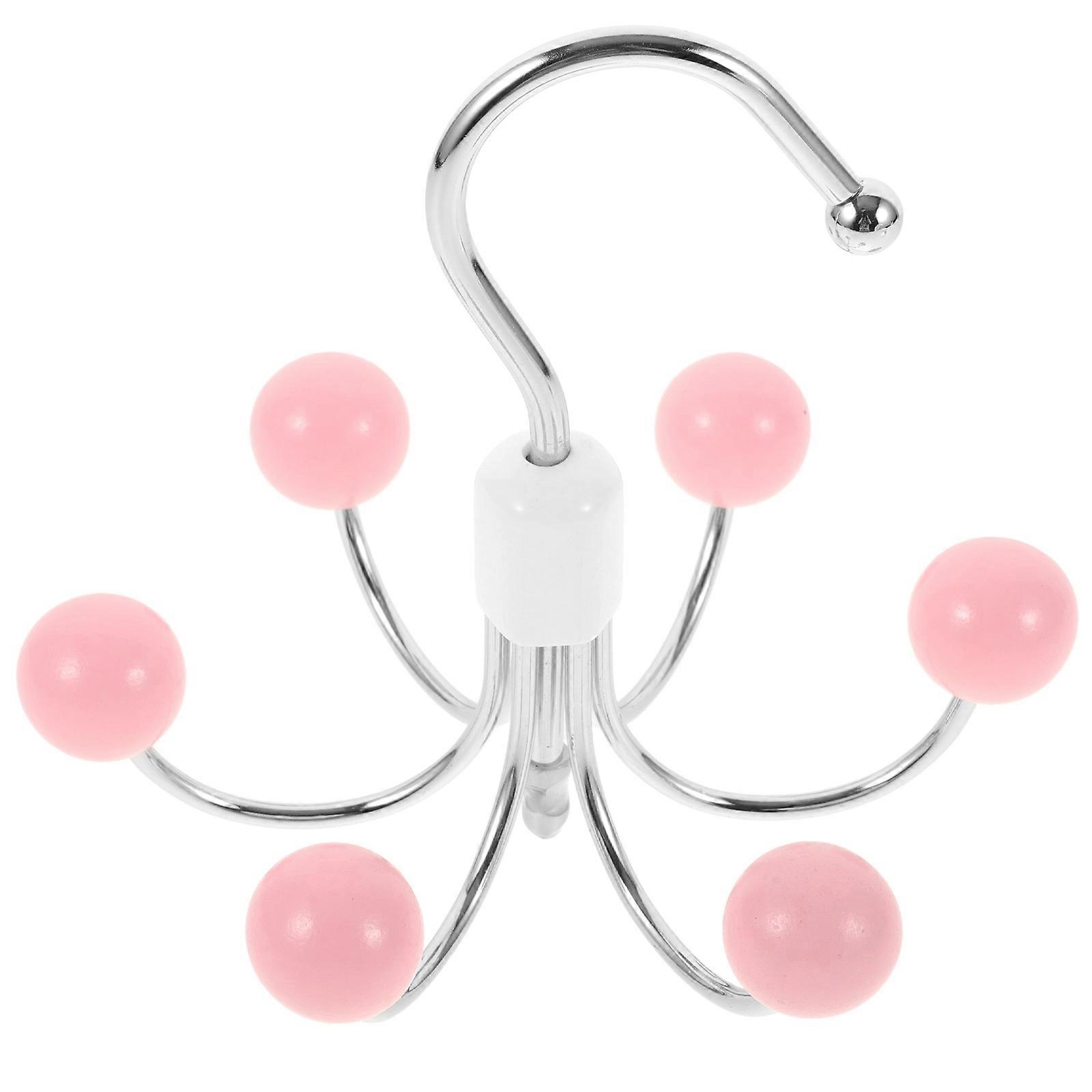 Coat Hat Hook Six-Claw Hook for Storage 2Pcs Space Saving Rotary Hanger