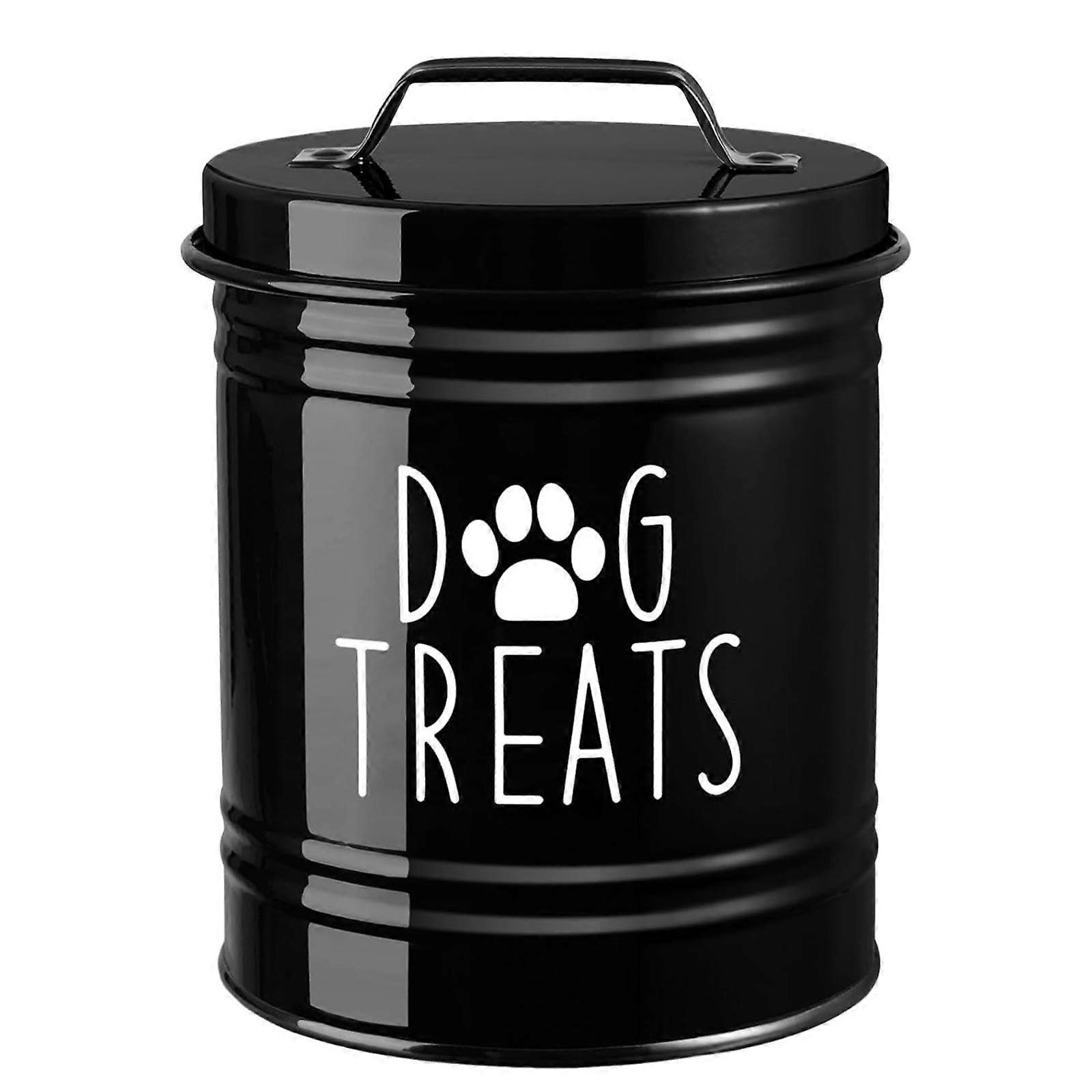 Sealed Container for Dog Food Storage Airtight Canister Large Capacity Portable Black