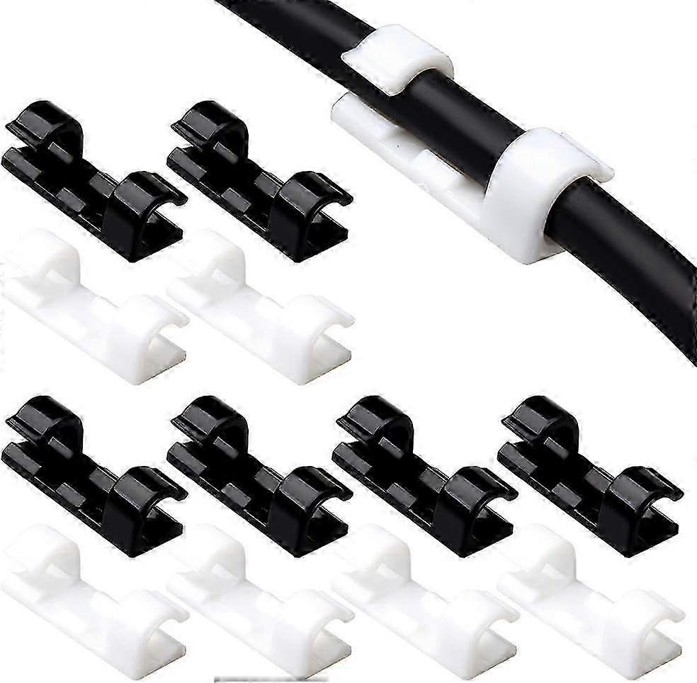 Indispensable Cable Management Clips Self-Adhesive Cable Clips For Versatile Use, Strong Adhesive Wall Management, Clean Area Before Use 2025