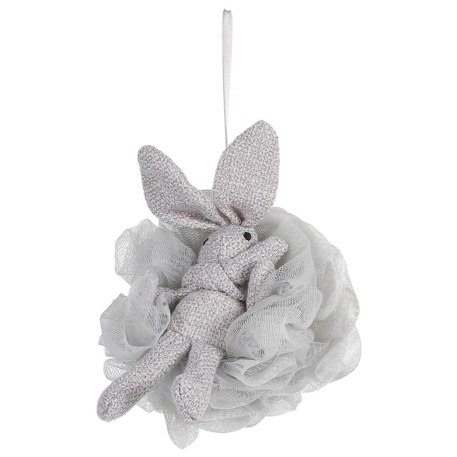 Adorable Bathing Balls Portable Shower Balls PE Material Scrubbing 7.7×5.9×3.5in 1Set