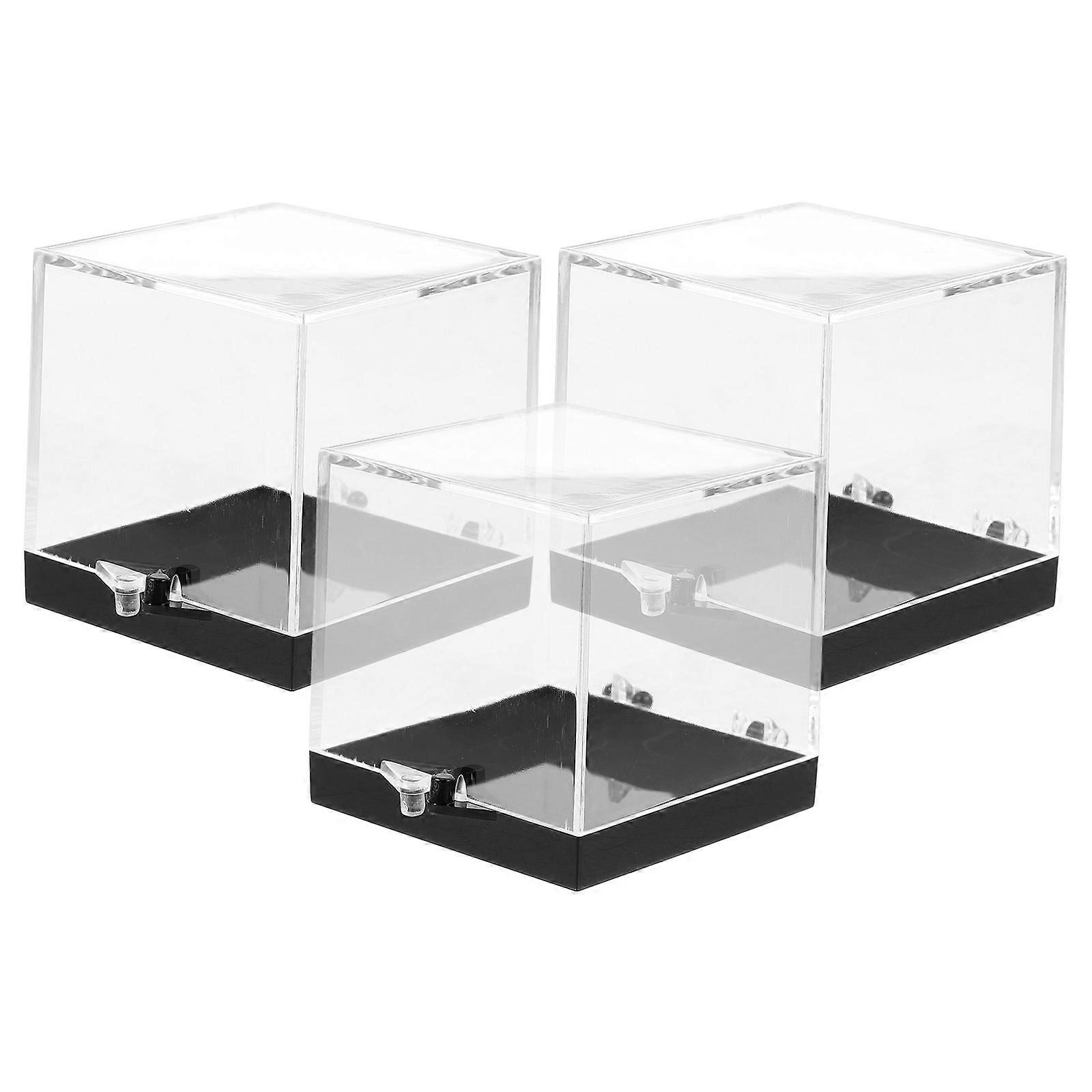 5 10X5 10X5 10CM Transparent Mineral Sample Display Box 15 Pcs Durable Container For Organizing And Storing Specimens