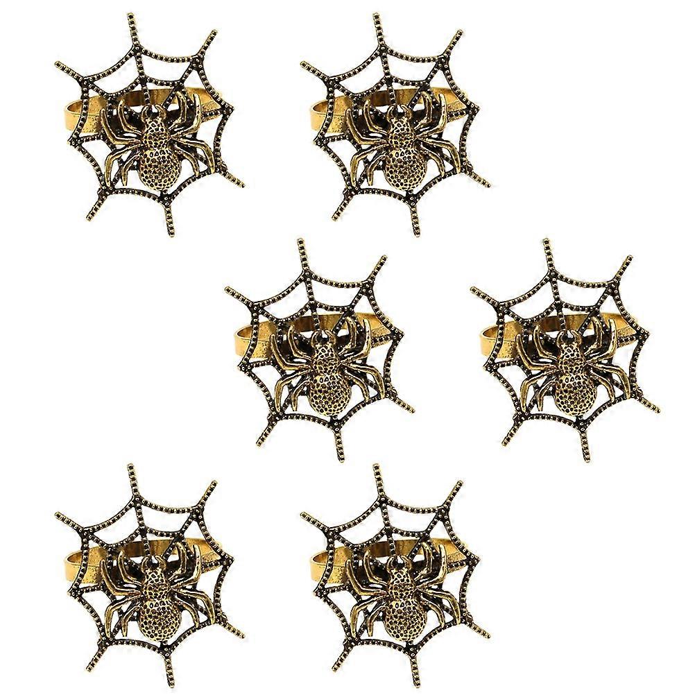 Decorative Napkin Buckles 6Pcs Napkins For Home Use And Halloween Parties