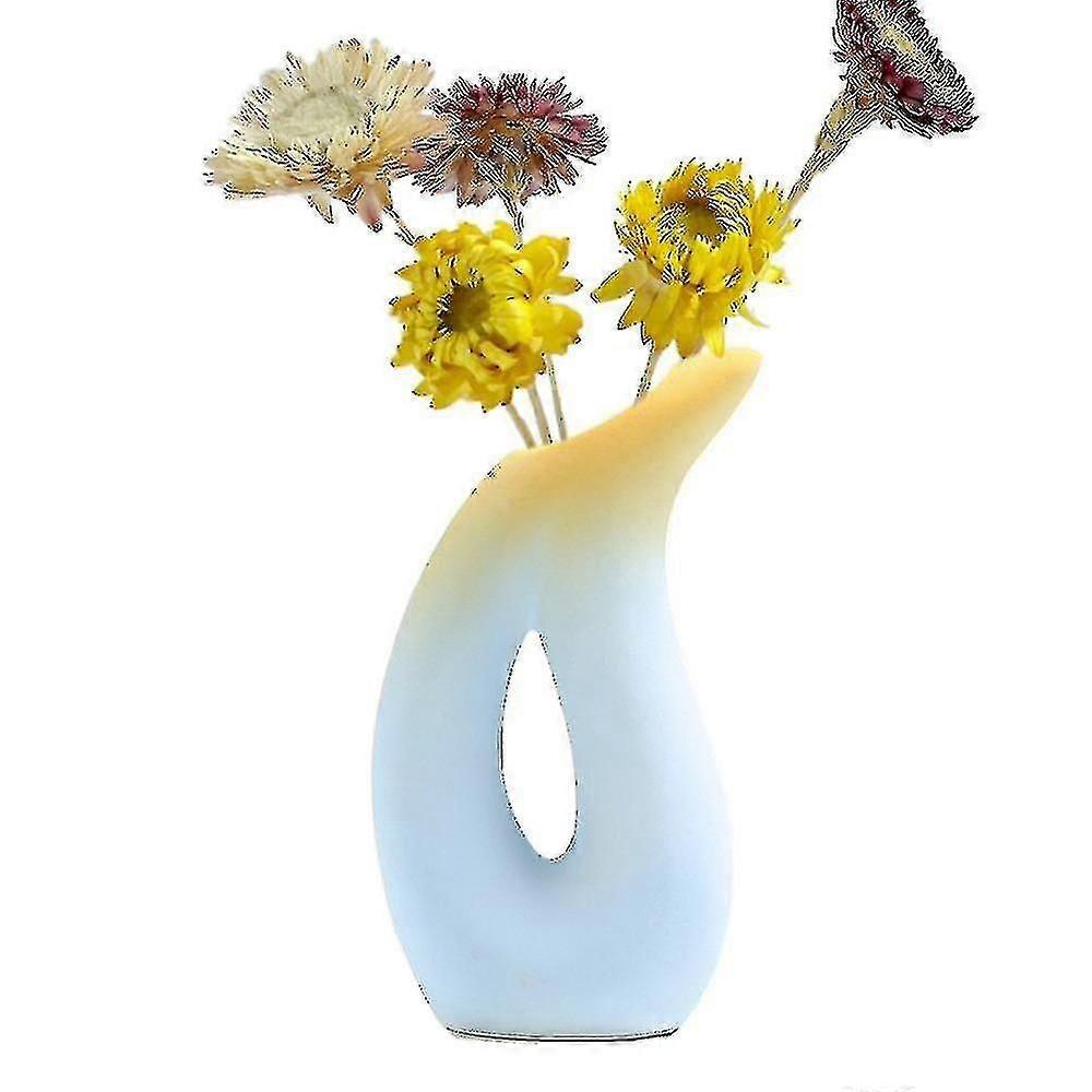 Gradient Color Ceramic Vase Creative Home Decorative Ornaments