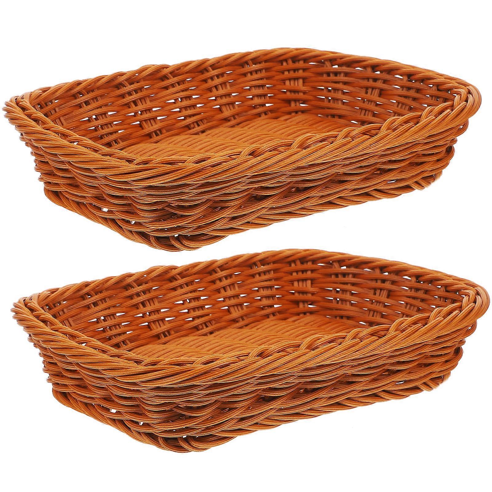 Proofing Baskets For Sourdough Bread Baking Plastic Square Countertop Storage For Office Use Light .7X16X5cm Storage 2Pcs