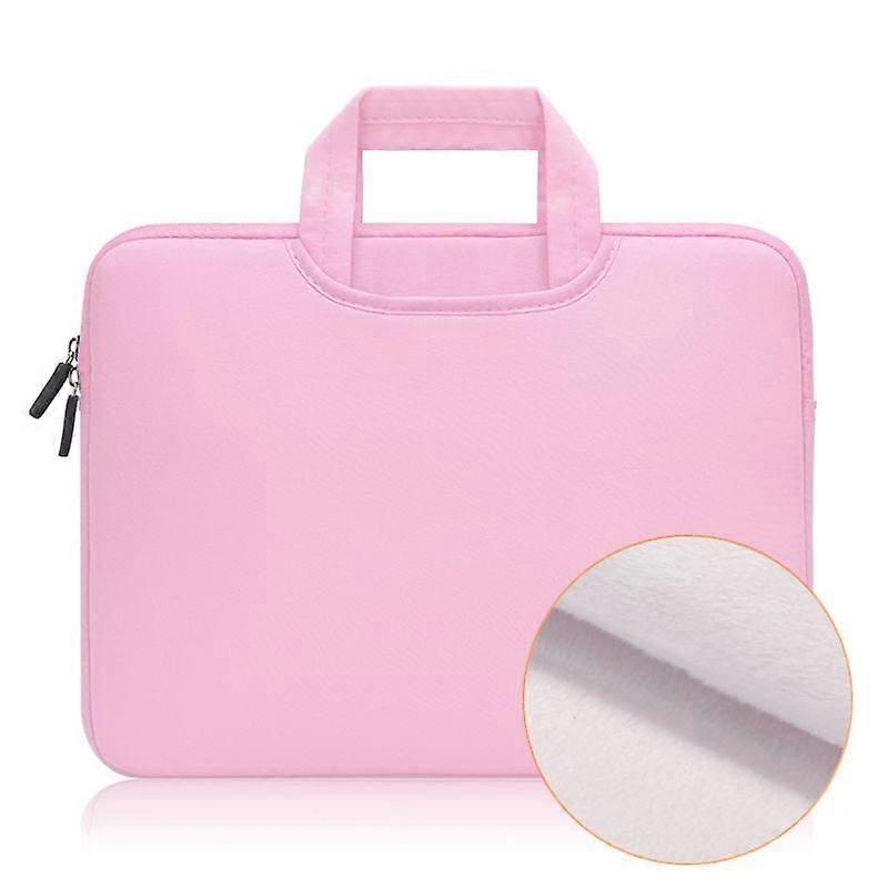 JANDEL Laptop Sleeve Compatible with 11-15.6 inch MacBook Air, MacBook Pro, Notebook Computer, Multifunctional Briefcase Bag, 13", Pink