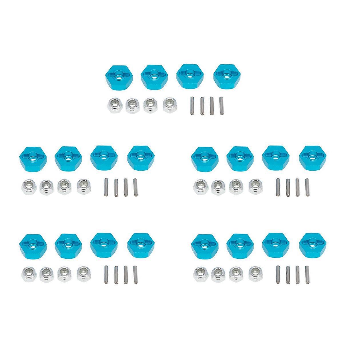 4Pcs Metal 12MM Wheel Hex Adapter for TT01 TT-01 TT02 XV01