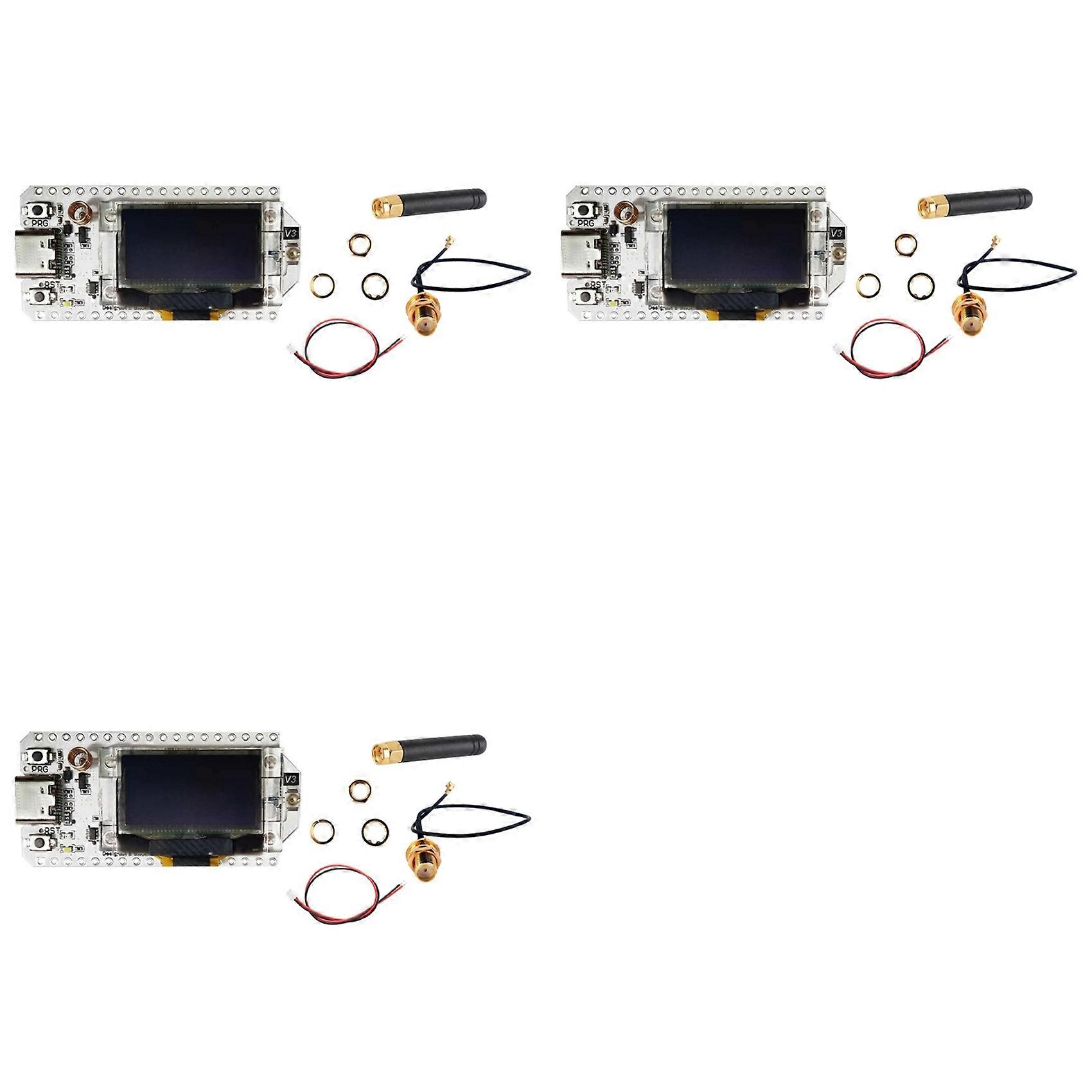 3X LORA32-V3 for Arduino Development Boards SX1262 ESP32-S3 Node WIFI Meshtastic Supported for 433-510Mhz