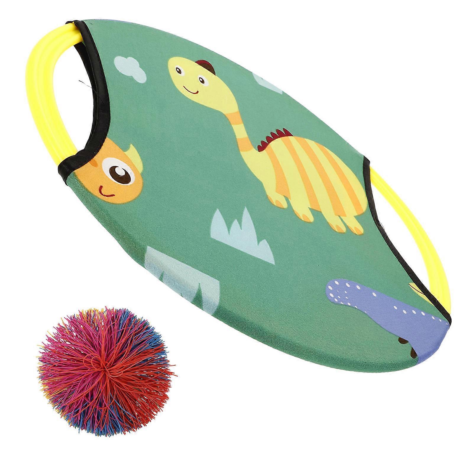 5 Sets Of Kids Outdoor Interactive Throwing Ball Game For Family Entertainment And Parent-child Interaction In Green Color