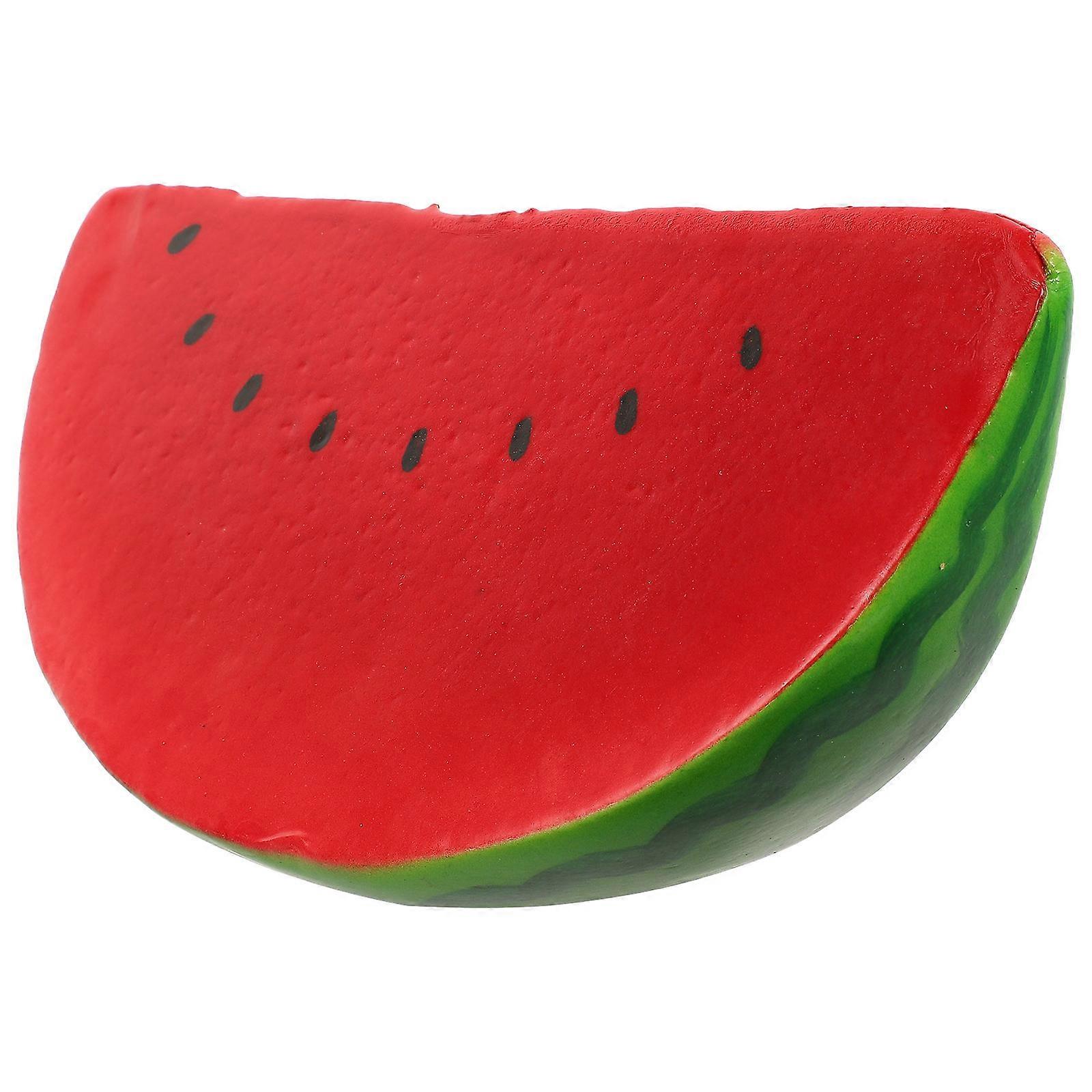 Watermelon Decor Artificial Watermelon Slice for Decor 2Pcs Red Foams