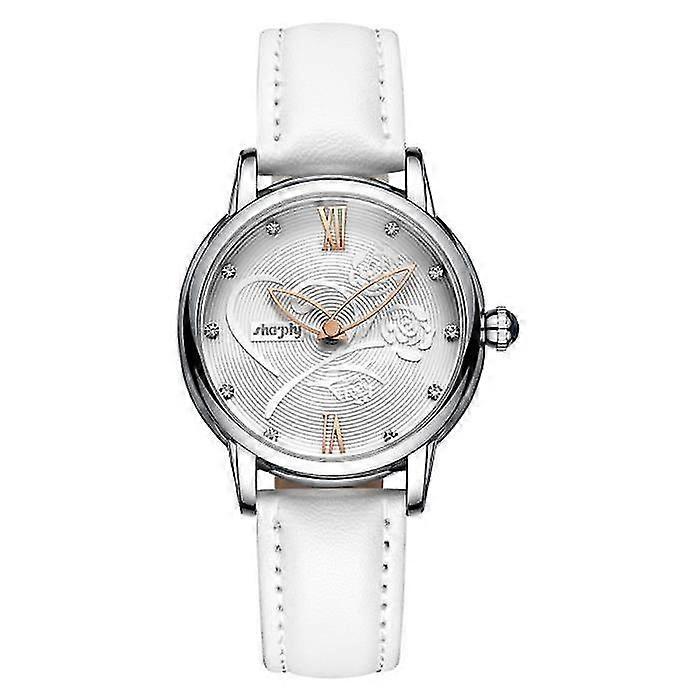 Women Leather Bracelet Watch 26s