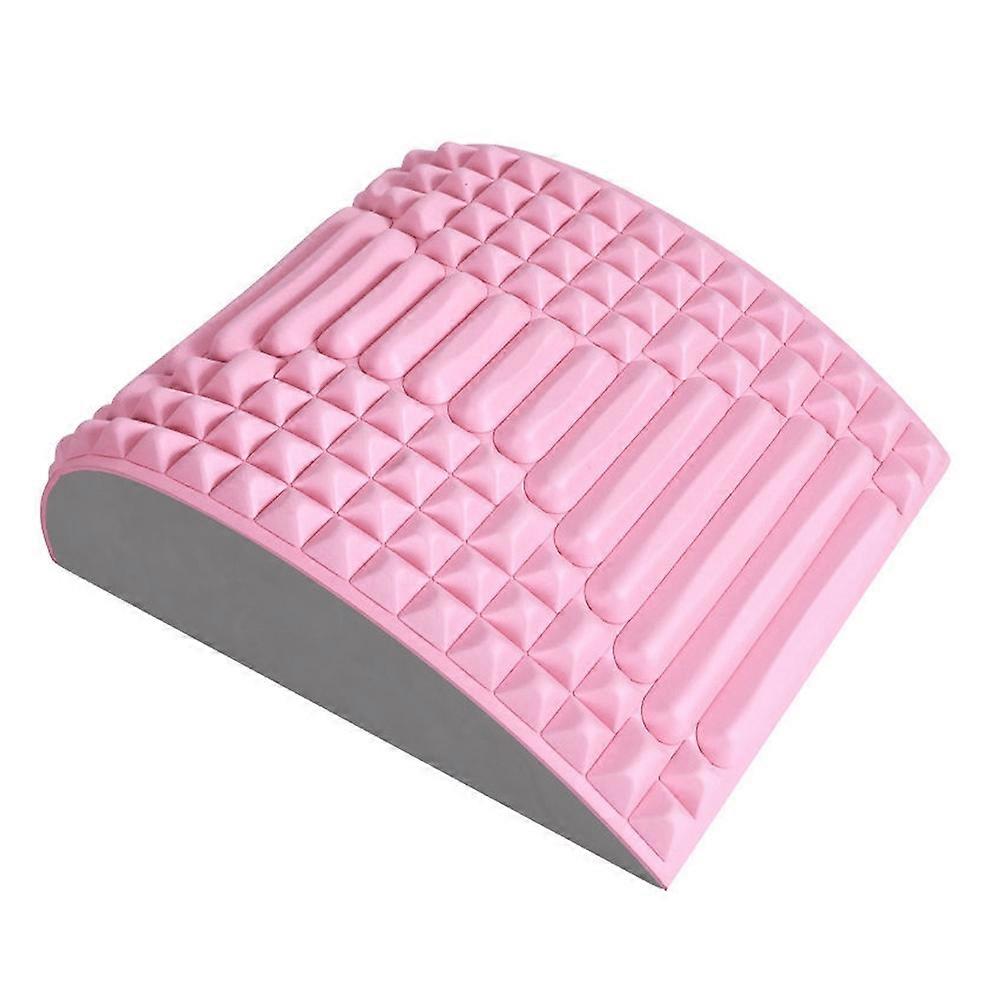Lumbar Stretch Massager Solid Color (Pink)