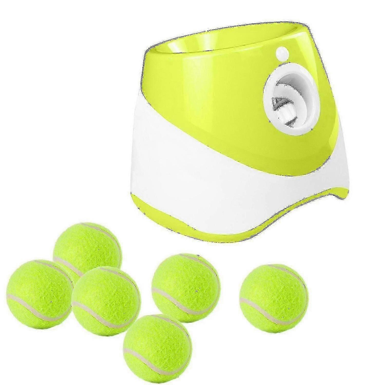 Köpek Otomatik Top Fırlatıcı 3/6/9 Topları Ile Küçük Orta Köpek İçin Dayanıklı Top Atma Makinesi