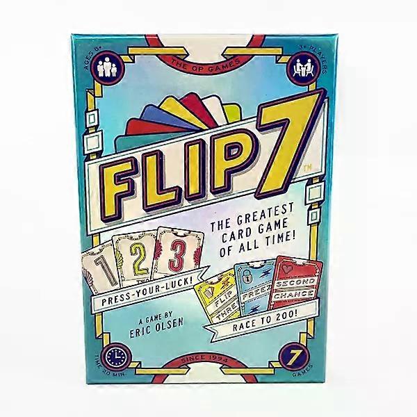 Flip 7 Board Game Card Game Entertaining Strategic Table Game For Family and Friends