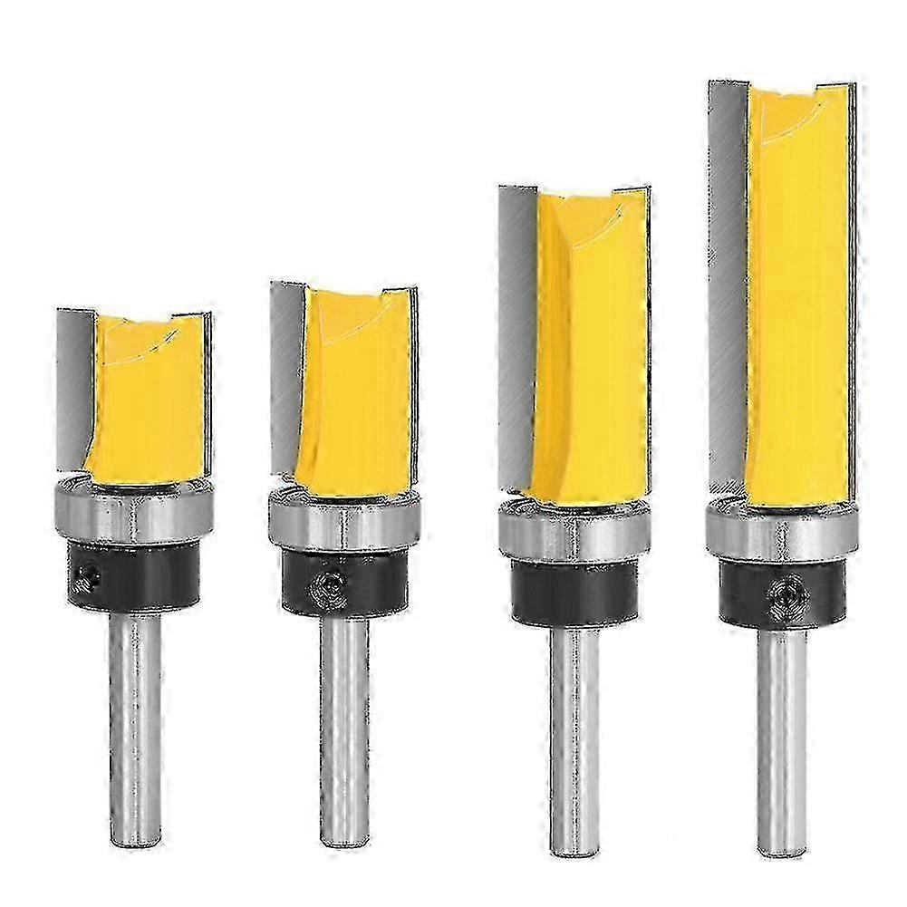 1/4inch/6mm Shank Flush Trim Pattern Router Bit Milling Cutter Woodworking Tool