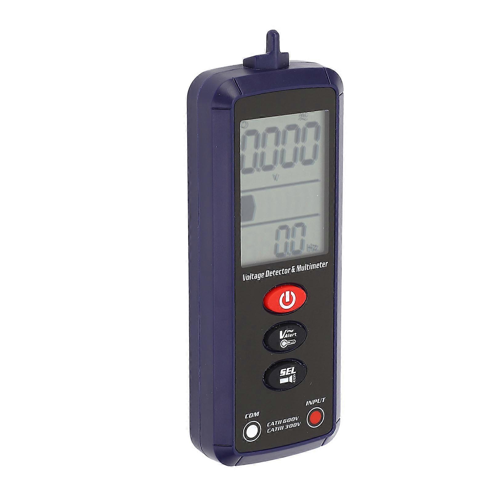 Digital Multimeter NCV Voltage Meter with Flashlight Temperature Function for Voltage Polarity Resistant Frequency Continuity 
