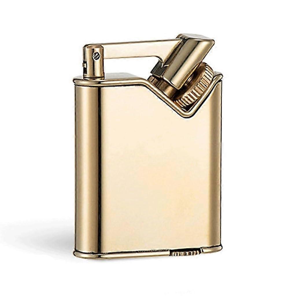 Metal Kerosene Lighter, Handmade Kerosene Lighter, Side Sliding Grinding Wheel Lighter, Windproof Lighter, Model A