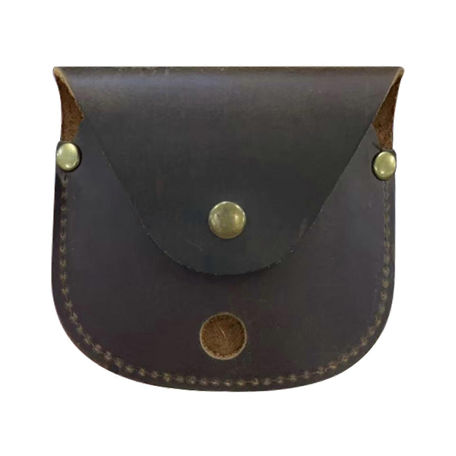 Spring Loaded Protective Cover Compasses Chain Explorers Accessory Copper Decorative Navigational Directional Tool  Brown