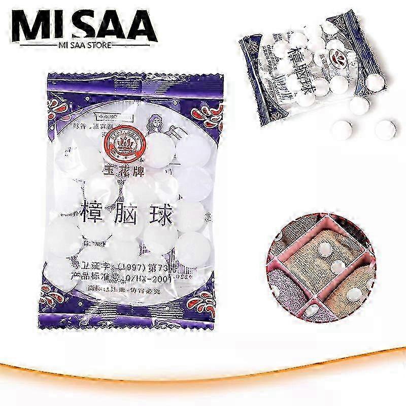 1-10 Sacs Boules de Naphtaline Boules de mitre Camphre Sans danger Mildiou Insecte Boules de Notaline Comprimés Naturel Camphre Mottenballen