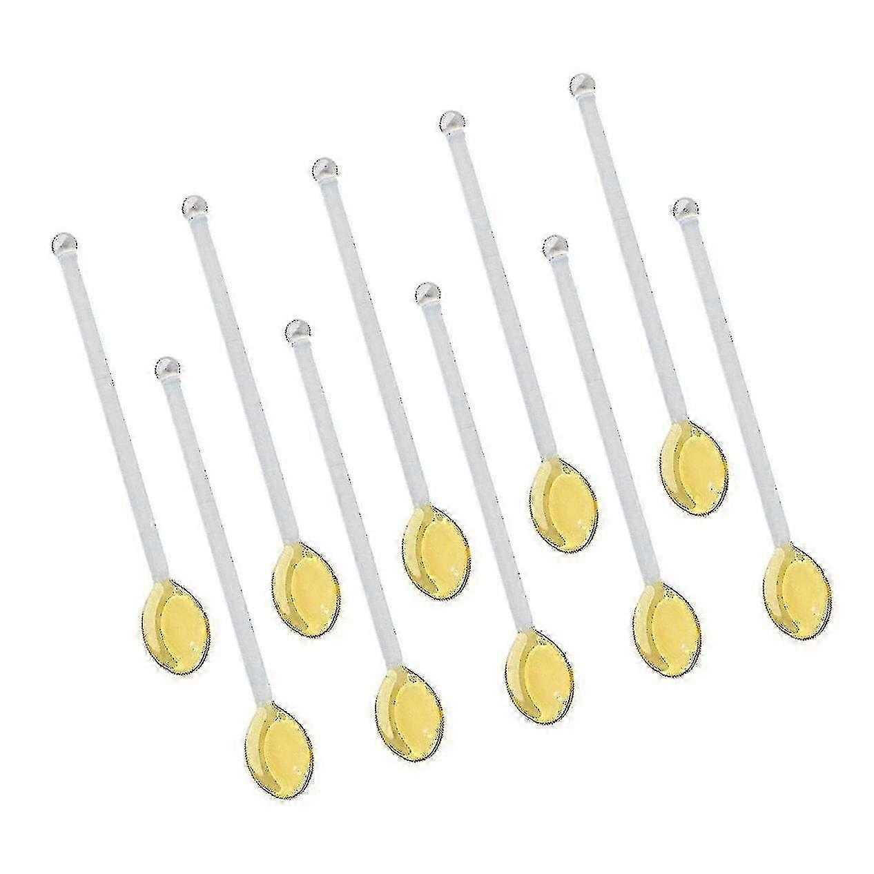 ガラスコーヒースプーン - 10パック食器洗い機安全攪拌ティースプーン