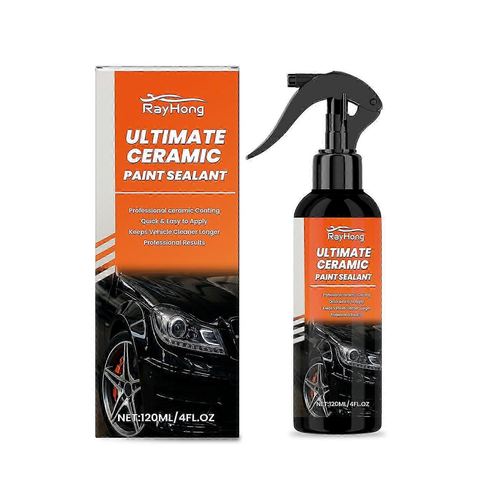 120ml Automotive Ceramic Coating Spray - Protects Paint, Resists Dirt  Scratches, Easy Application
