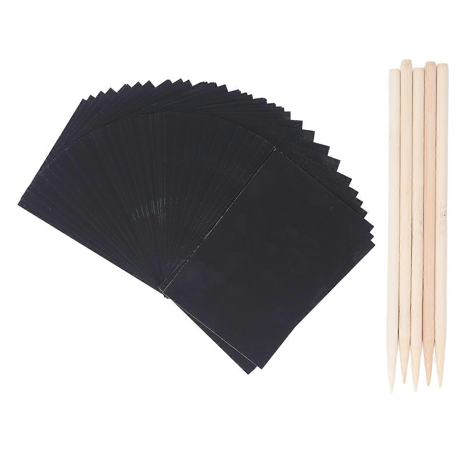 Laser Engraver Marking Paper with Bamboo Pen Color Sheet Laser Engraving Machine Card 13x19cm