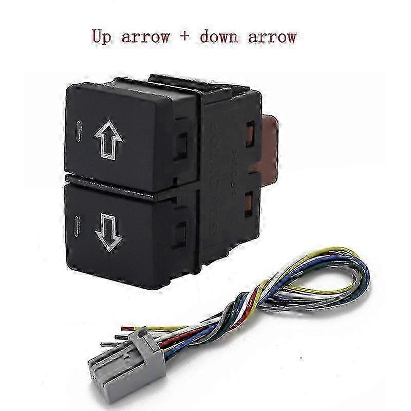 1pc Dual key switch dual switch fog lights radar power supply LED Headlight Switch Button for Honda BREEZE