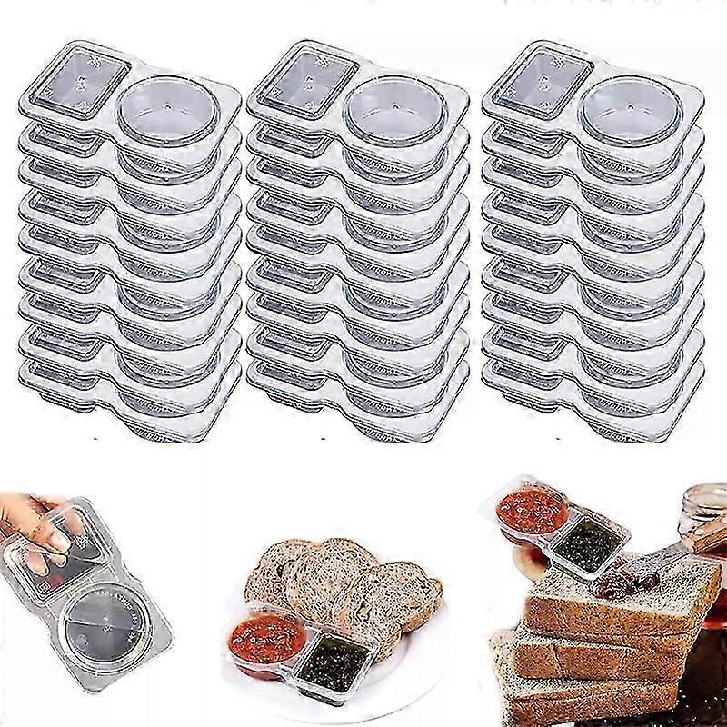 5/10/15/20/30/50pcs Reusable Snack Pack Containers,Nut Cheese Collapsible Snack Containers with Lids