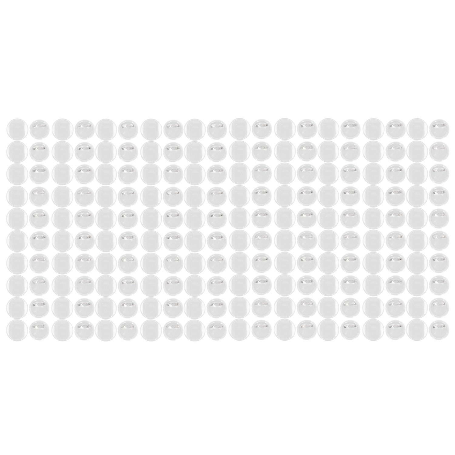 100sets Blank Badge Making Kit 25mm Transparent Wear Resistant Exquisite Workmanship Button Badge Ma
