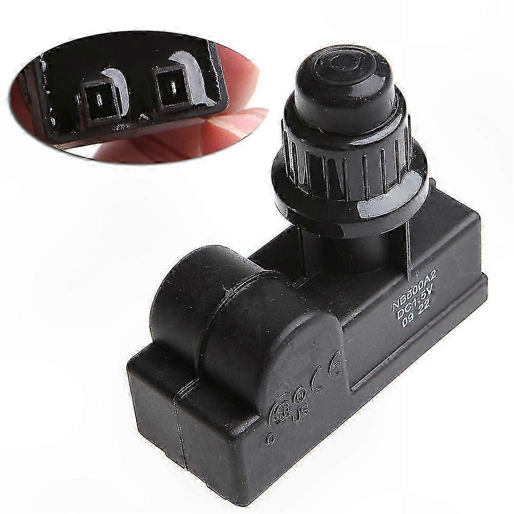 Black 2-Outlet AA Battery BBQ Gas Grill Igniter