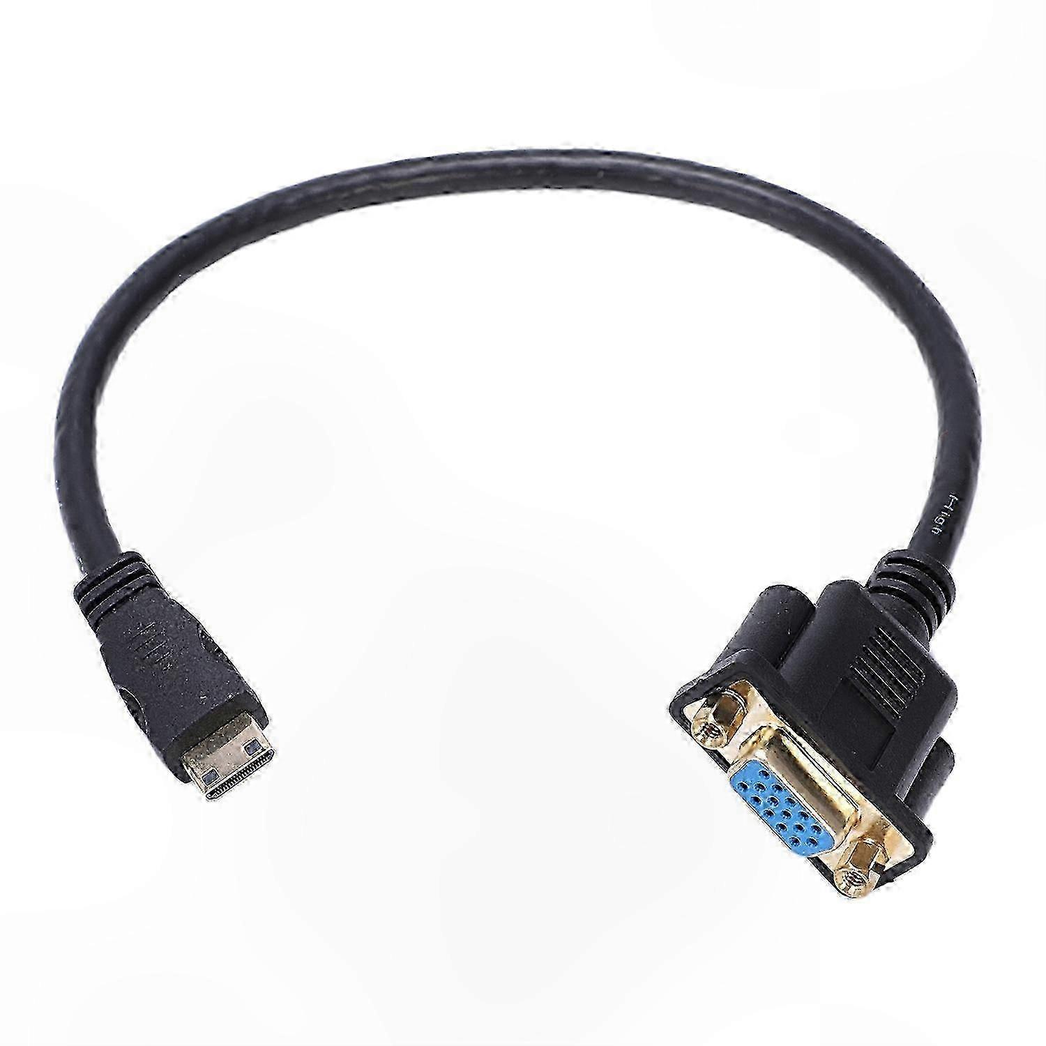 HDMI to VGA Adapter for Laptop and Projector, 1FT Cable