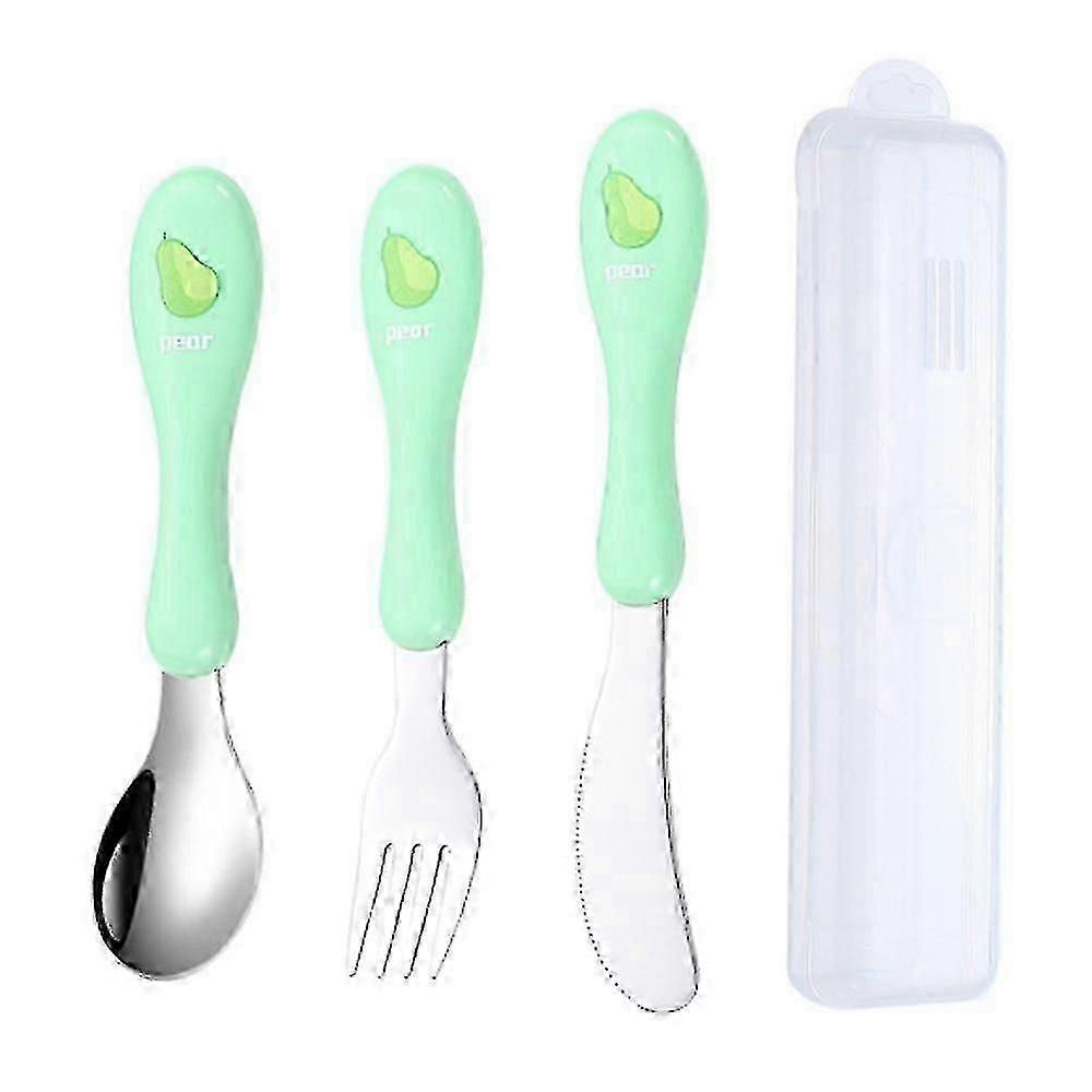 Reusable Child Cutlery Flatware Includes Fork Knife Table Spoons For Eating