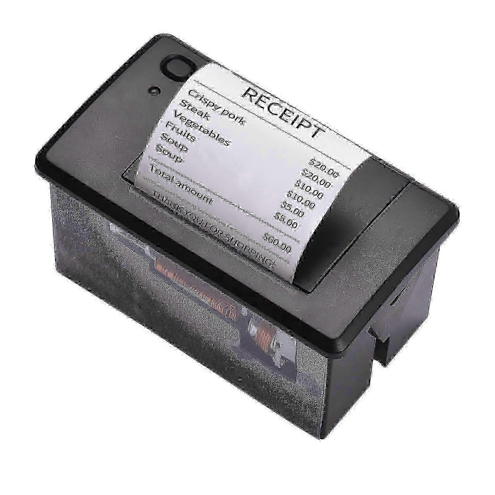 Embedded Thermal Receipt Printer 58MM Mini Printing Module Low Noise with USB/RS232/TTL Serial Port Support ESC/POS Commands for Weighing Apparat