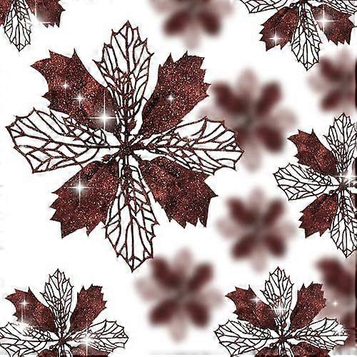 Artificial Christmas Wreath Set DIY Decor 30 Flowers Mixed Sizes