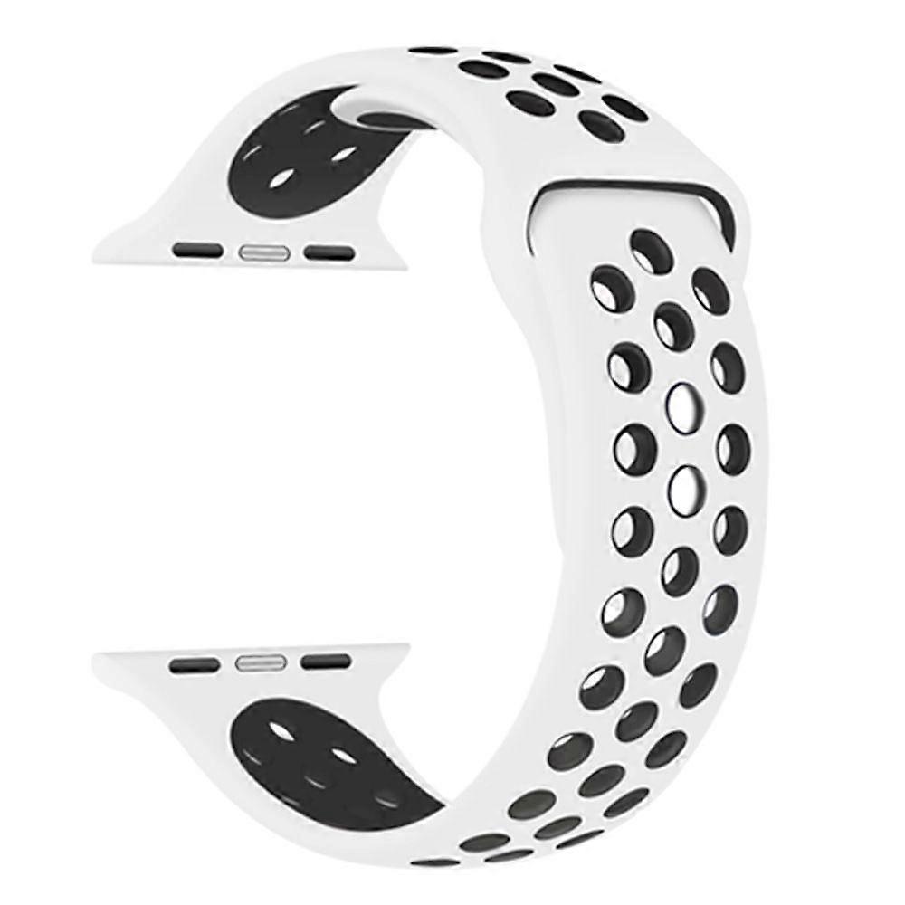 Strap for iwatch silicone strapapplewatch strap apple two-tone silicone strap double studs