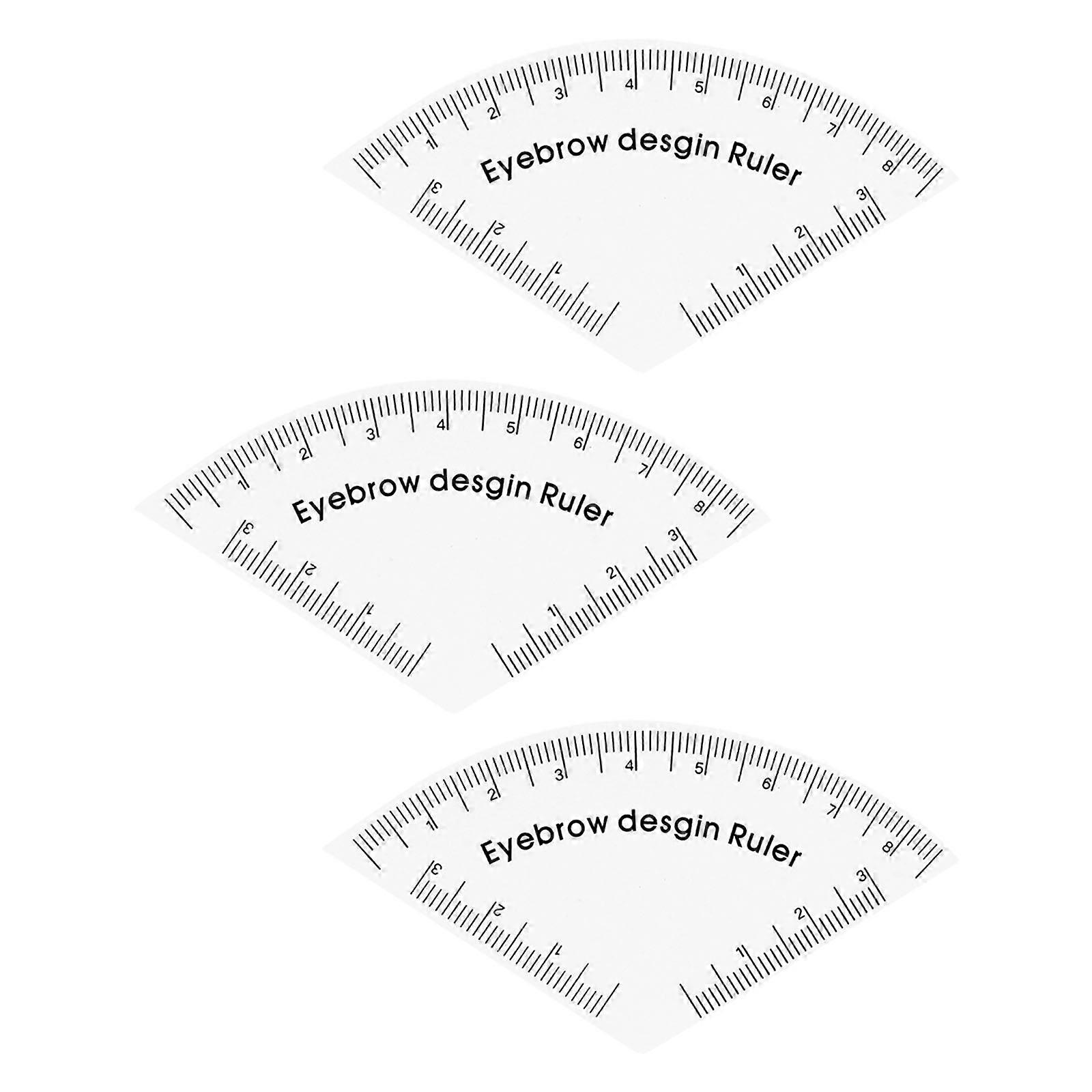 Eyebrow Ruler Beginner Friendly Eyebrow Shaping Drawing Guide With Symmetrical Design For Flawlessly Everyday Makeup Multicolor