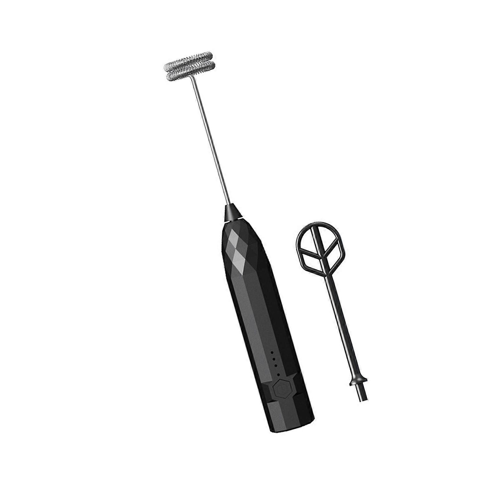 Intelligent Mobile Kitchen Combiner Flexible Whisking Device For Cream Butter Batter Ready Ergonomic Grip Dense Plan Baking Essential  Black